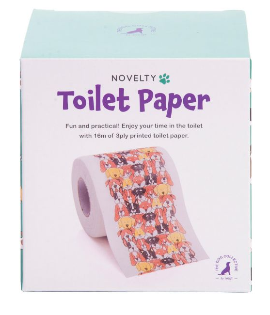 THE DOG COLLECTIVE NOVELTY TOILET PAPER