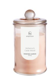 Emporium Scented Candle in Glass Jar: 3 Fragrances Available