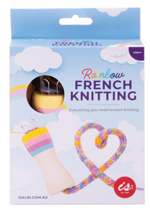Rainbow French Knitting