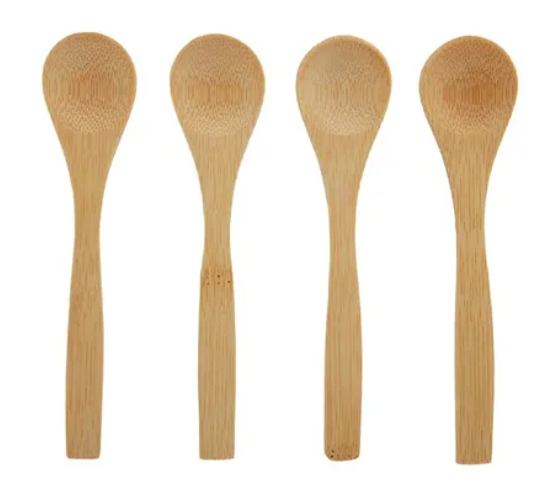 Set of 4 Bamboo Spoons