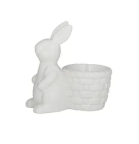 Bunny with Basket Egg Cup