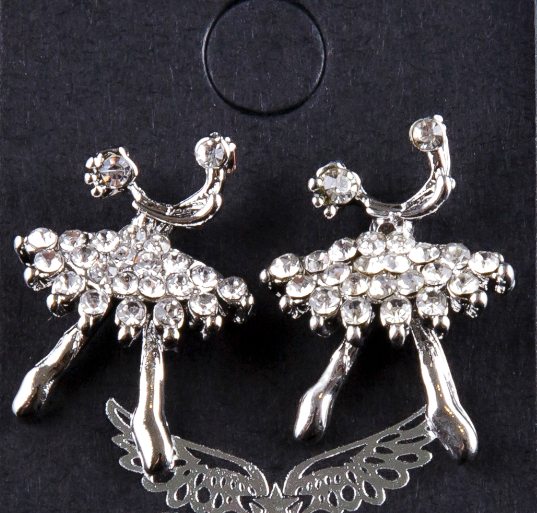 Ballerina Diamante Earrings