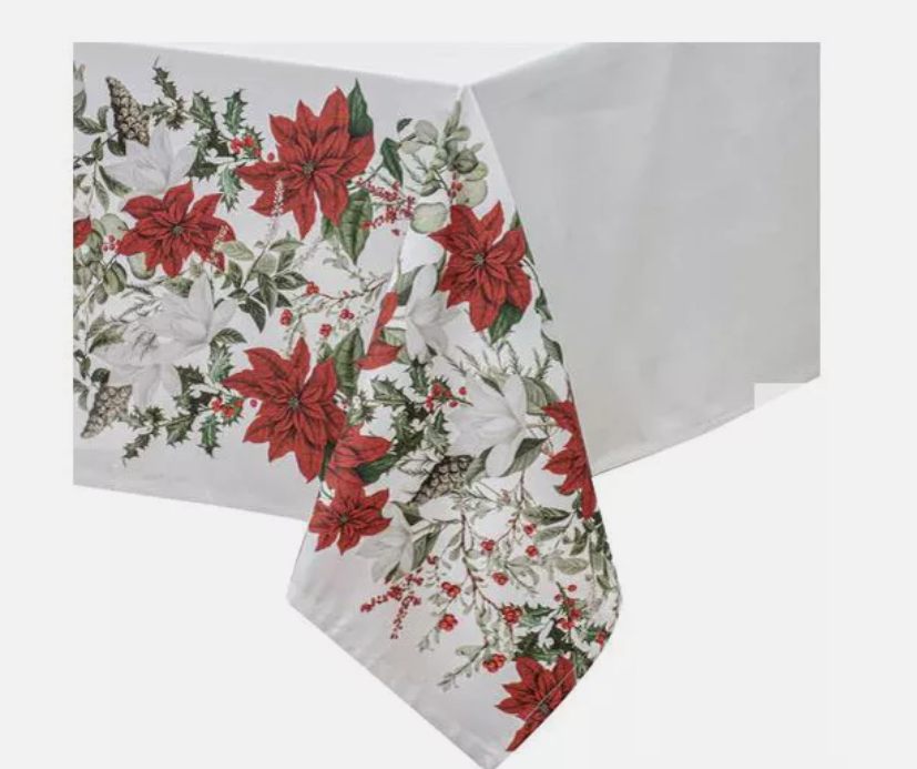 Poinsettia Tablecloth