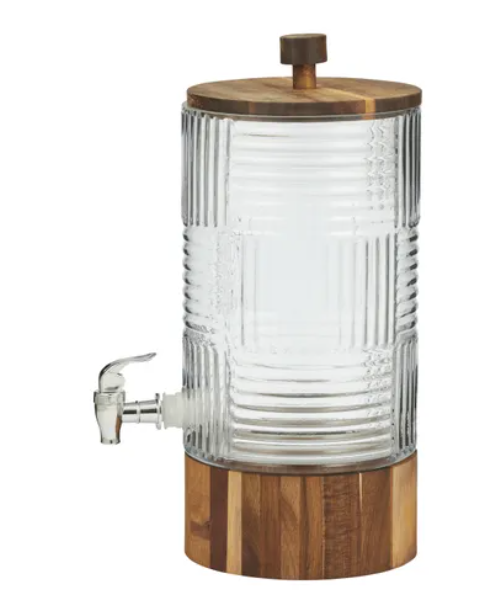 Bosco Glass/Wood Dispenser