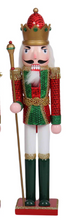 Load image into Gallery viewer, Wooden Nutcracker with Staff
