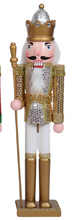 Load image into Gallery viewer, Wooden Nutcracker with Staff
