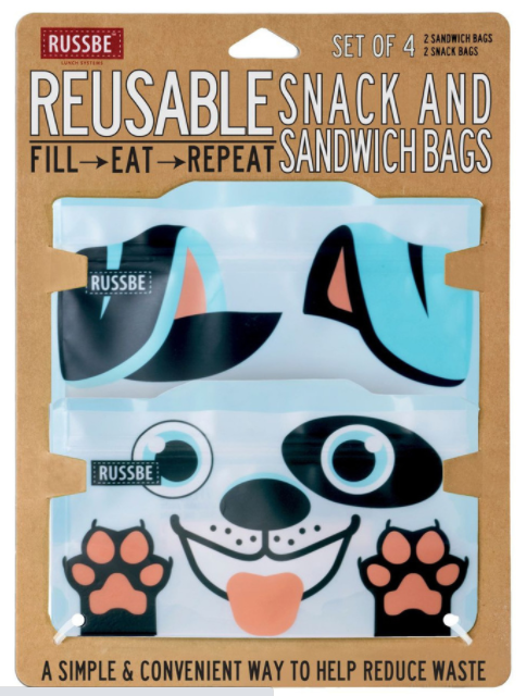 Snack/Sandwich Bag: Multiple Designs Available