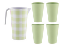 Load image into Gallery viewer, Delilah Jug and 4 Tumbler Set: Various Colours Available

