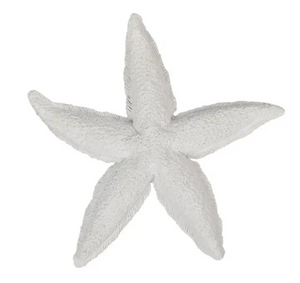 White Poly Starfish Sculpture