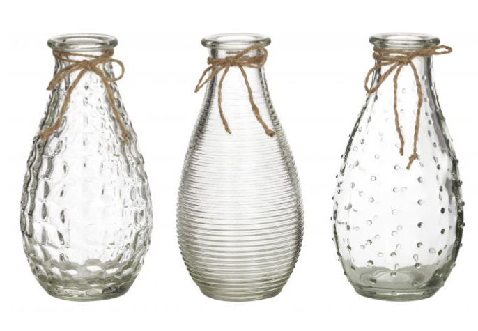 Sable Bottle Vase: Set of 3